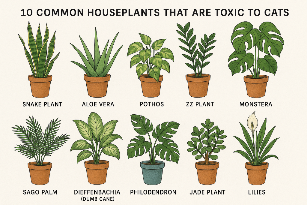 houseplants toxic to cats