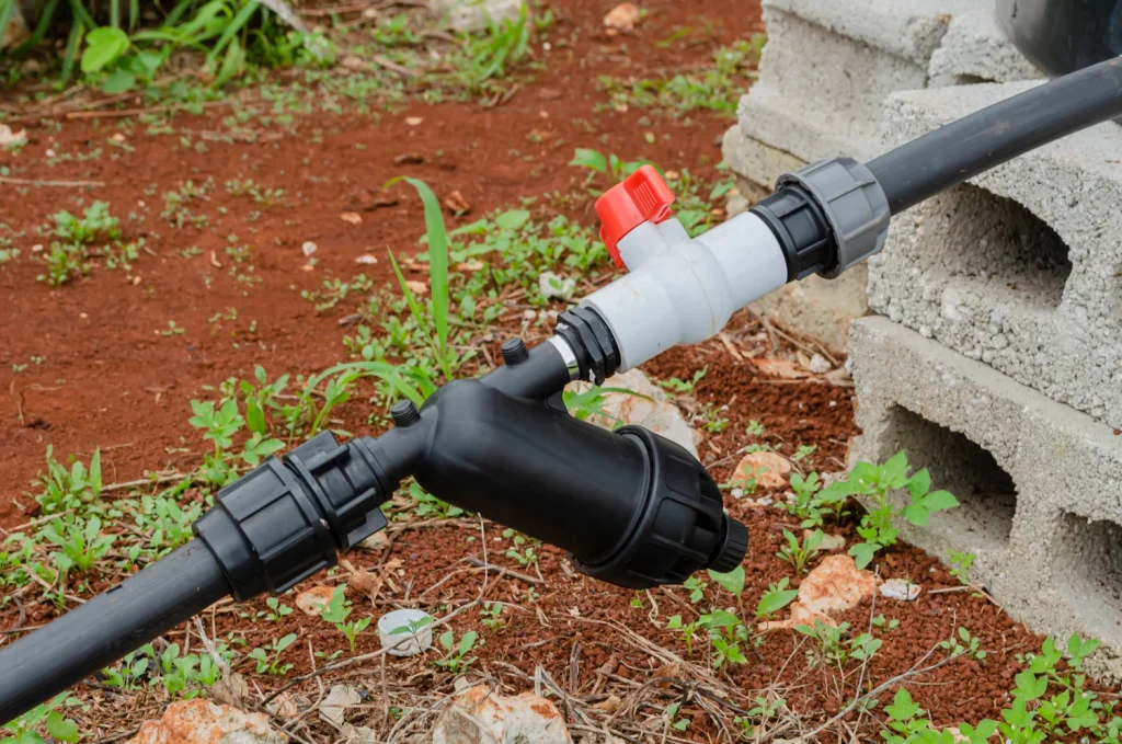 Filter drip irrigation