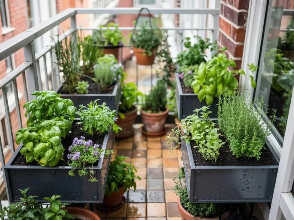 Balcony-Herb-Garden